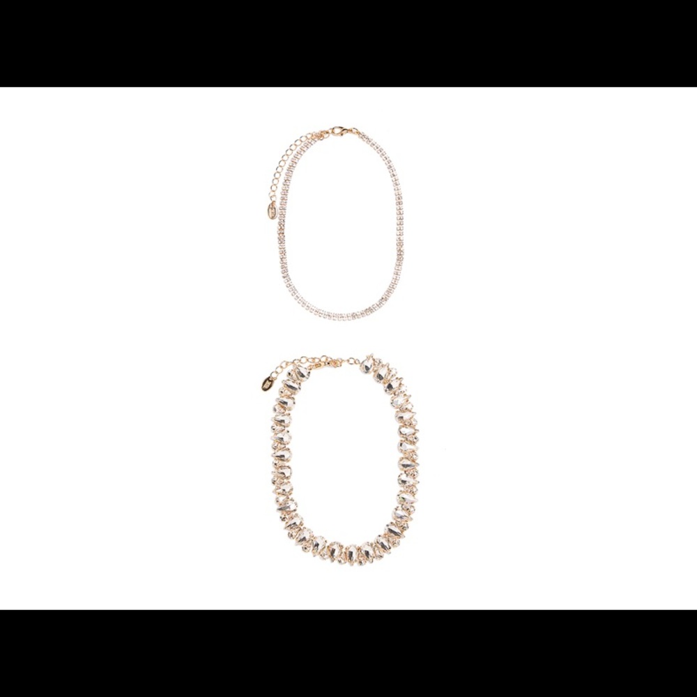 - ✨ NWOT ✨🔥SOLD-OUT🔥✨Crystal Choker Necklace ✨SET✨